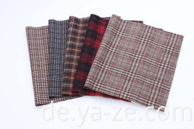 Klassiker Design Check Plaid Tweed Hersteller Garn gefärbte Stoffwolle Wolle für Männer Hemd Frauen Bluse Tuch